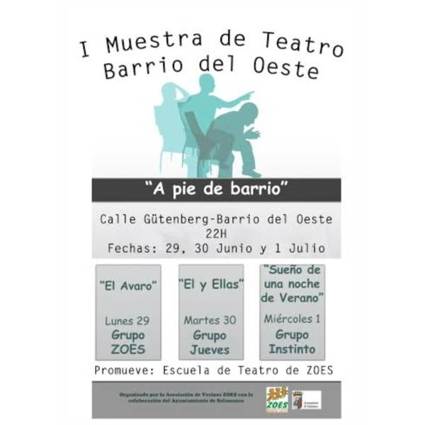 I Muestra de Teatro Barrio del Oeste.