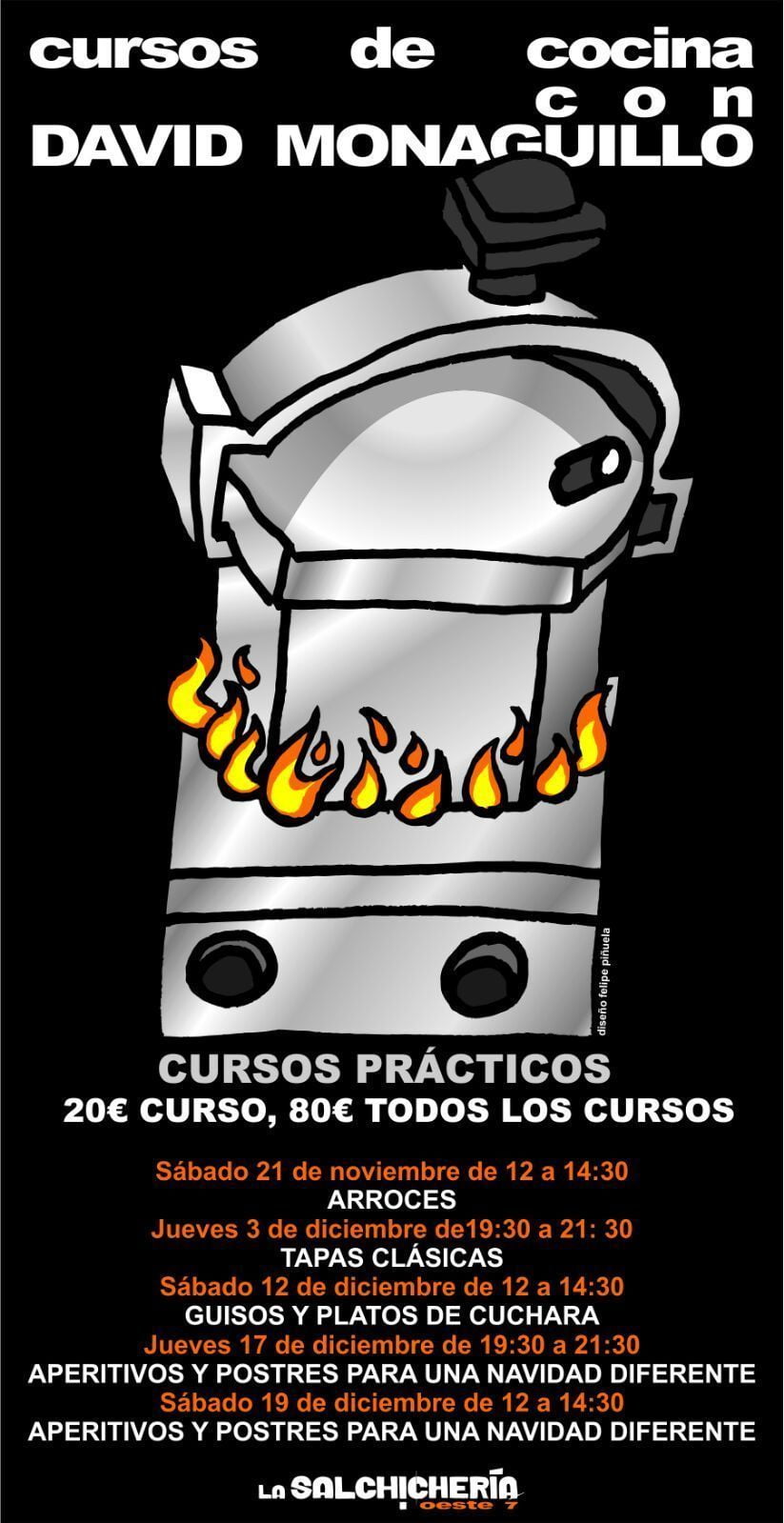 Cursos prácticos de cocina
