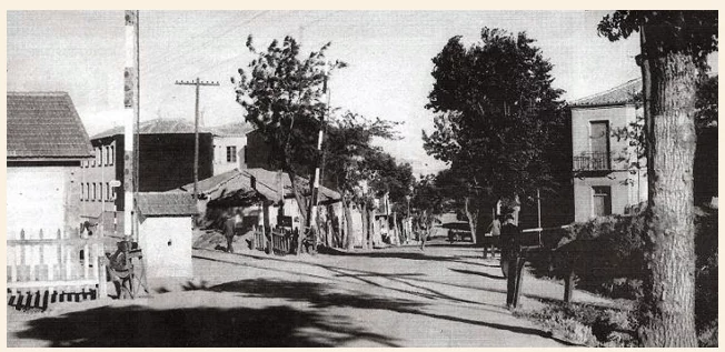 Antiguo cruce Avda Italia con Avd Portuga, y paso a nivel