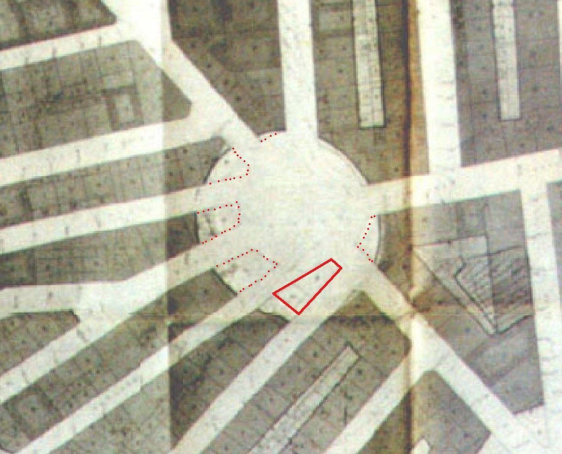 Dimensión de la plaza del oeste en Plan Parcial de la Zona 10 1969_Fuente libro David Senabre_1 (1)