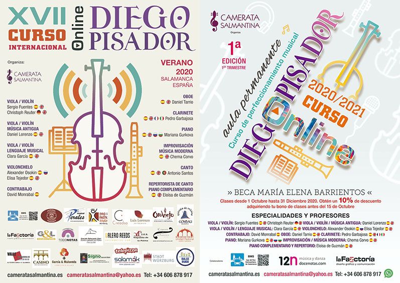 XVII Curso Internacional Diego Pisador (2020)-carteles