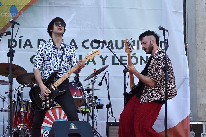 David y Alex en el Día de Castilla y León