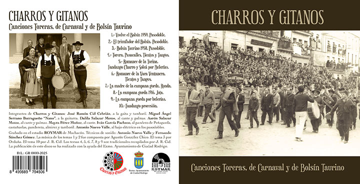 Nuevo disco de Charros y Gitanos: "Canciones Toreras, de Carnaval y de Bolsín Taurino" (2026)