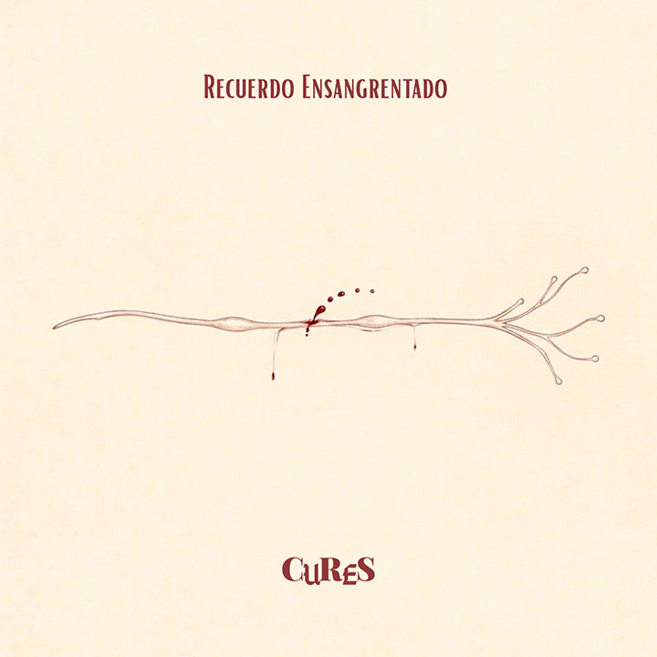 portada del EP ¡Recuerdo ensangrentado' (Cures)